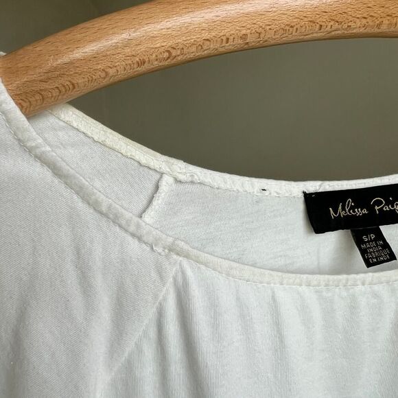 Vintage white cotton crochet bell sleeve boho top summer hippie funky fairy - Picture 8 of 11